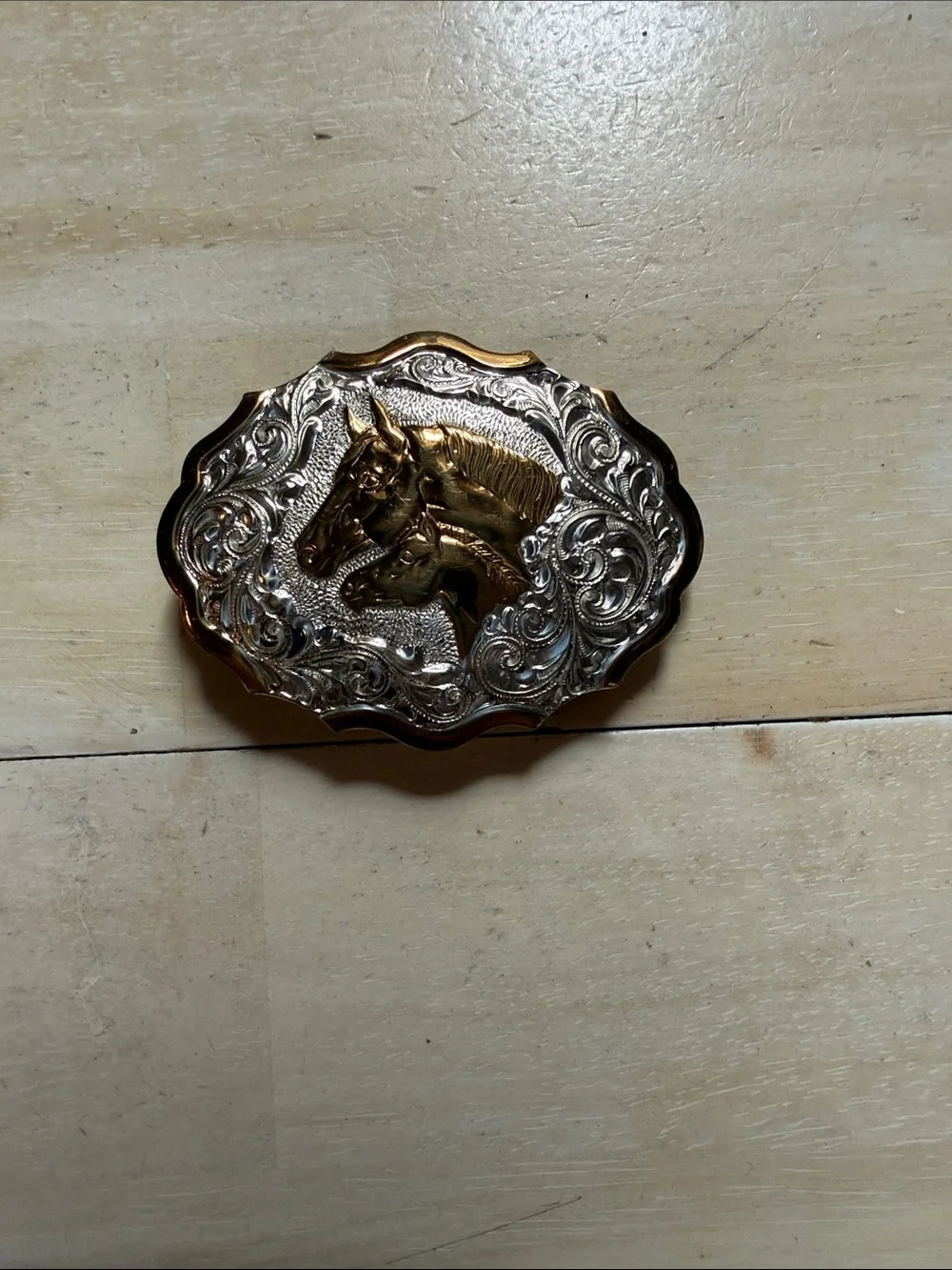Crumrine belt buckle